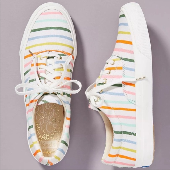 Rifle Paper Co. Shoes - KEDS x RIFLE PAPER CO Anchor Happy Stripe